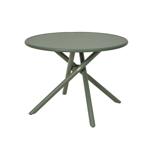 Table de jardin 4 places nebullia d105cm vert laurier