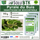 Solubtk -pyrale du buis 90gr bacillus thuringiensis -insecticide