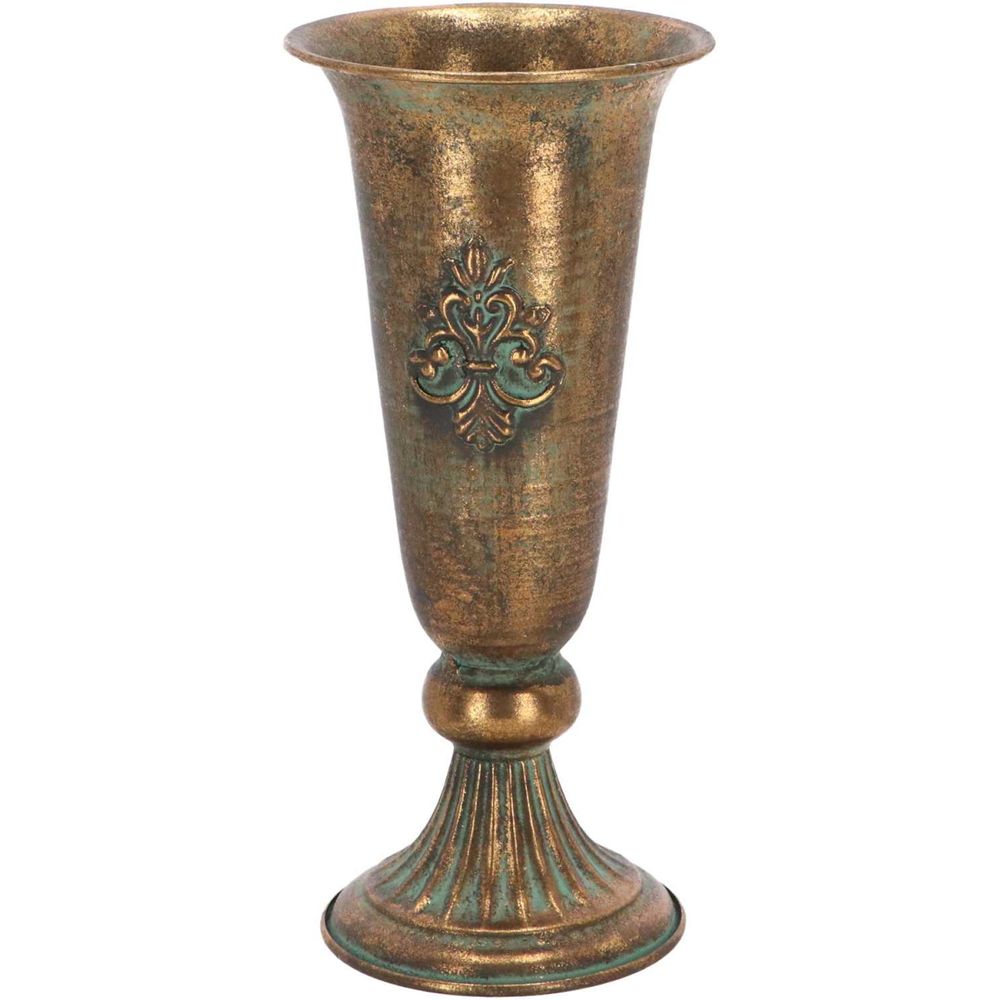 Vase en métal vieilli médicis modèle 9