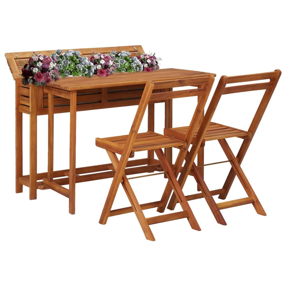 TABLE DE BALCON AVEC 2 CHAISES-(869910)
