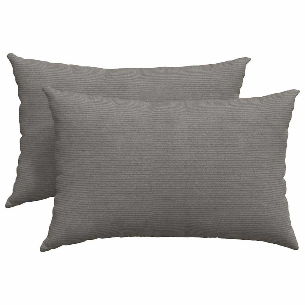 Coussins de canapé 2 pcs gris clair 60 x 40 cm
