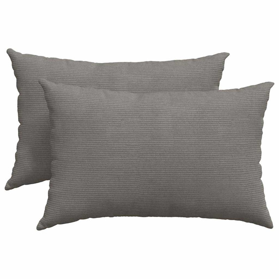 Coussins de canapé 2 pcs gris clair 60 x 40 cm