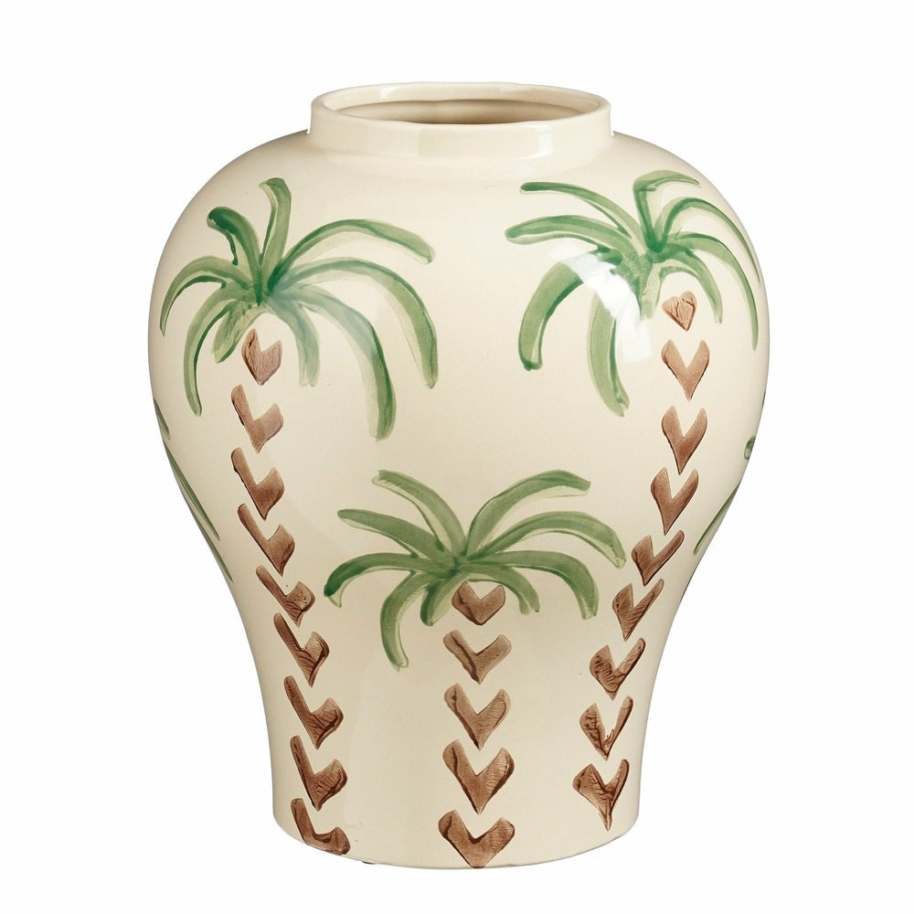 Mica decorations - vase en céramique blanc cassé h32