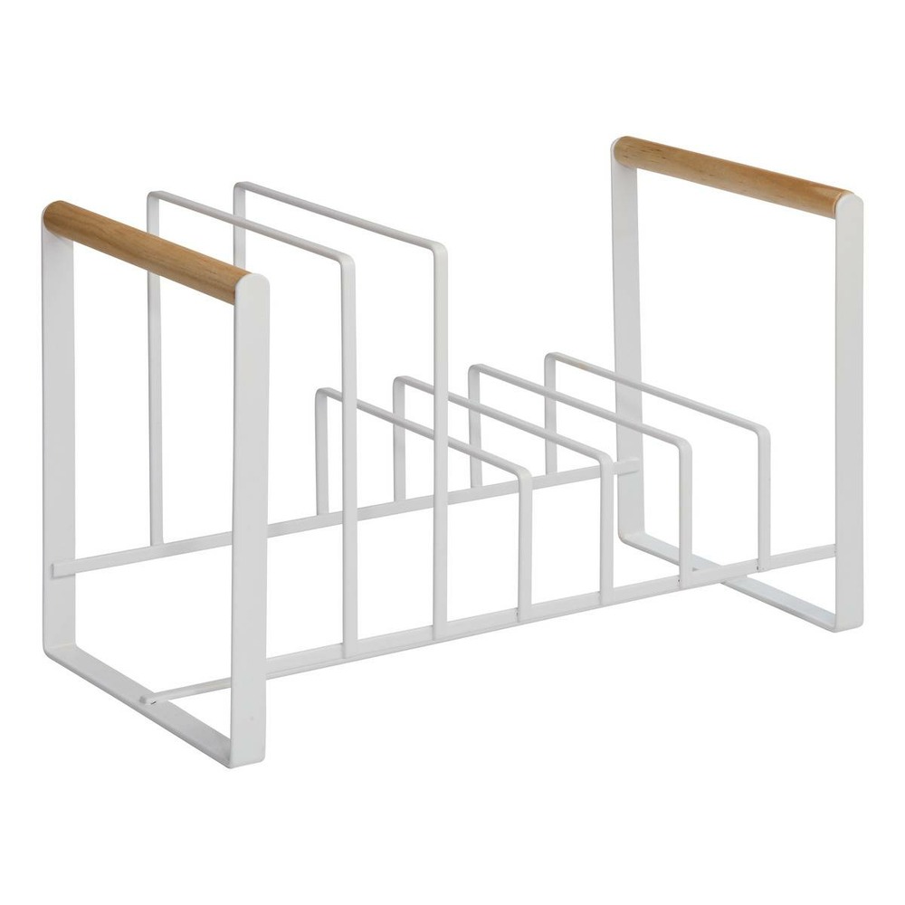 5five - rangement casseroles et poêles balm 32x16x20cm blanc