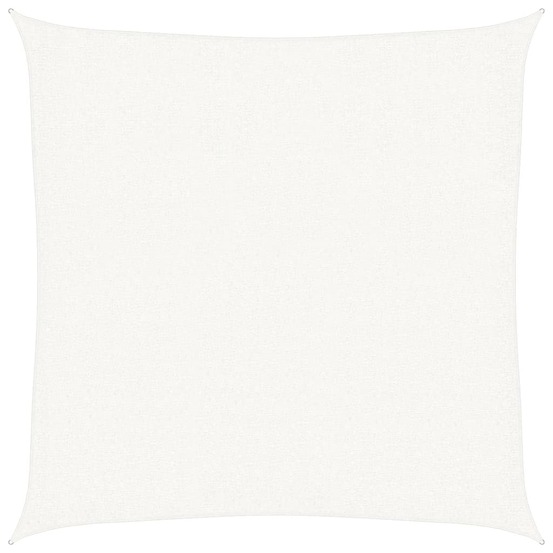 Voile d'ombrage 160 g/m² blanc 3x3 m pehd