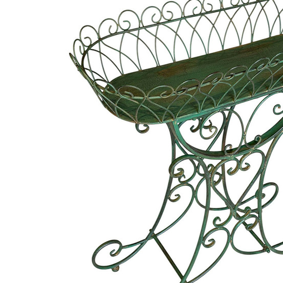 Ensemble de 2 jardinières ovale 74x34x82cm