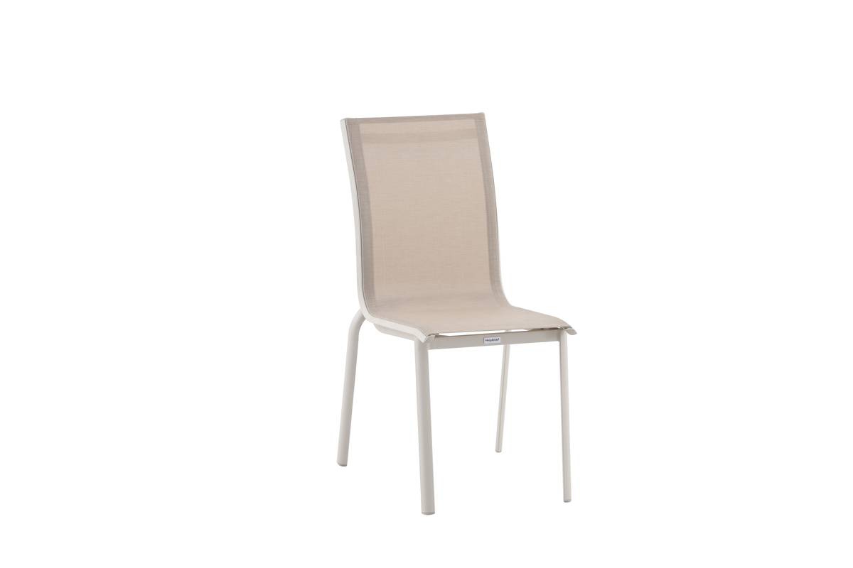 Chaise "axant" empilable lin & argile