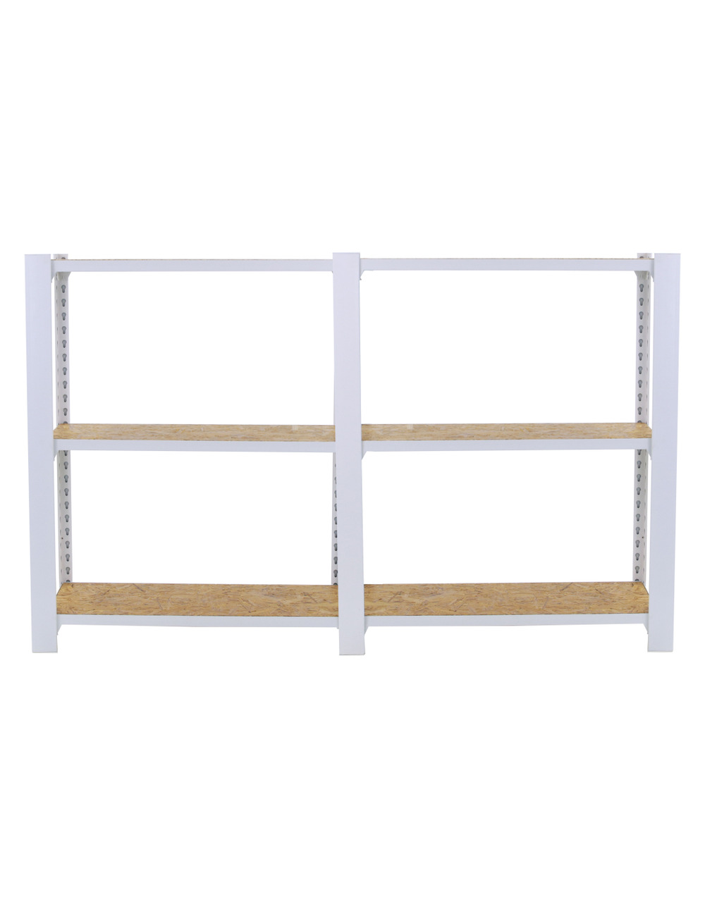 Etagère légère sans vis officlick 3/300 wood 1600 blanc/osb blanc/osb 1000x1600x300 - simonrack