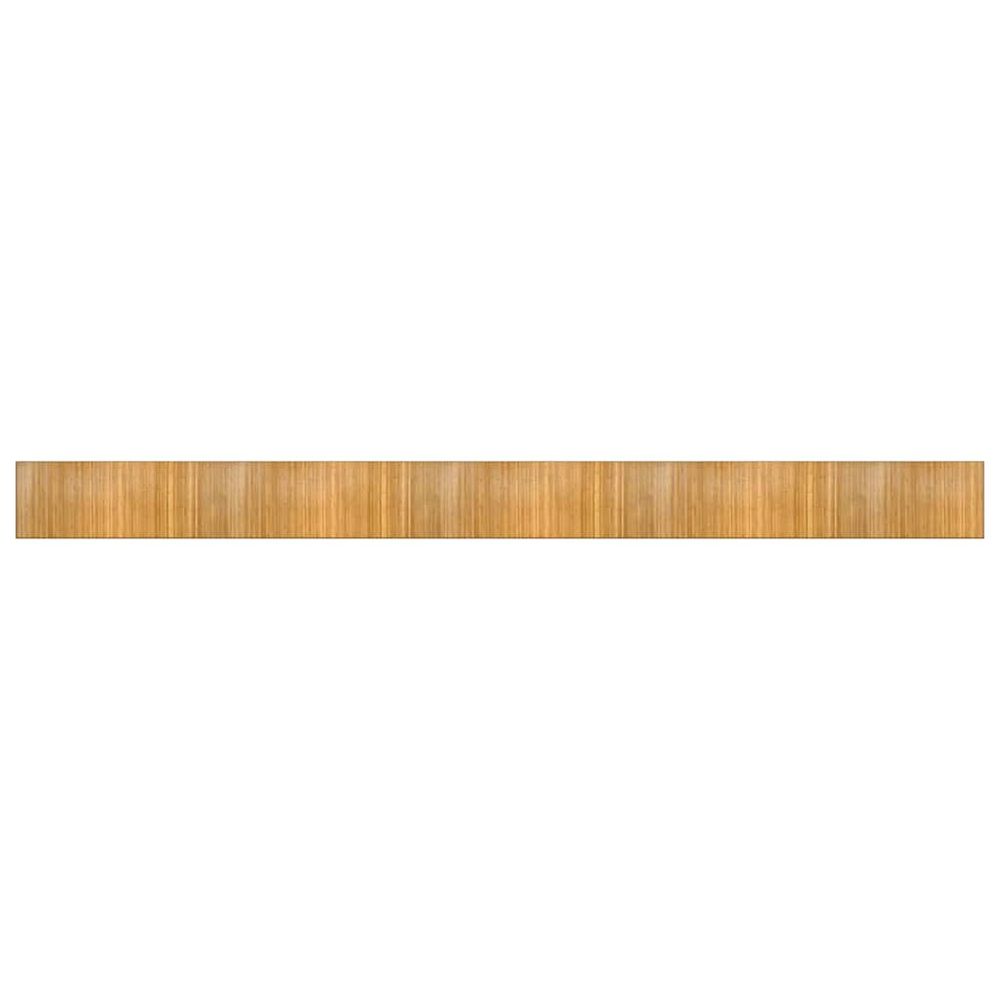 Tapis rectangulaire naturel 80x1000 cm bambou