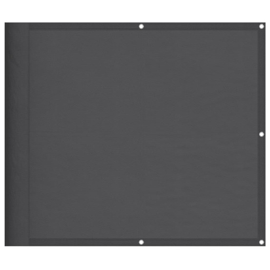 Écran de balcon anthracite 90x700 cm 100% polyester oxford