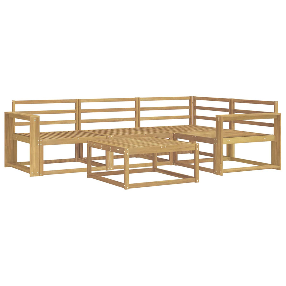 Ensemble de canapés d'extérieur 5 pcs blanc 79 x 79 x 37 cm