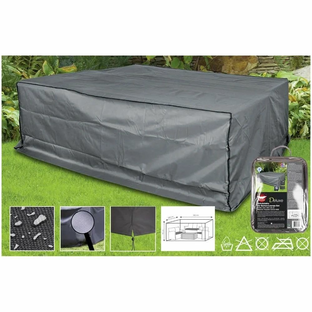 Housse de protection deluxe lounge, env.240x200x95