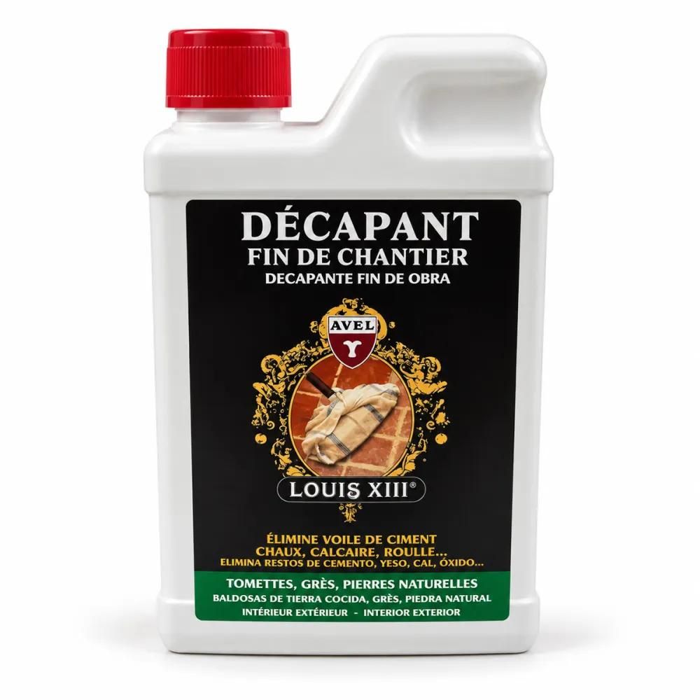 Décapant fin de chantier 1l - avel - sans acide chlorhydrique