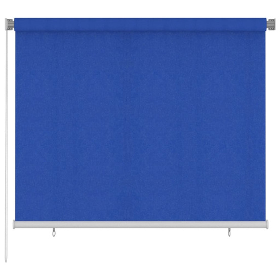 Store roulant d'extérieur 180x140 cm bleu pehd