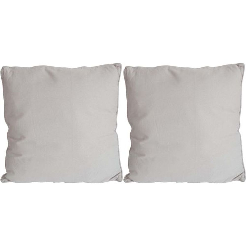 Coussin en coton coloré salsa 45 cm (lot de 2) lin