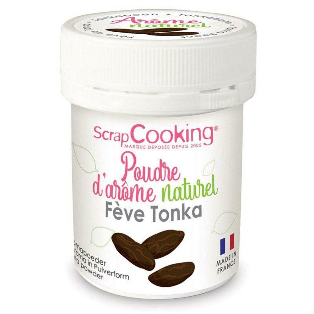 Arôme alimentaire naturel en poudre 12 g - fève tonka