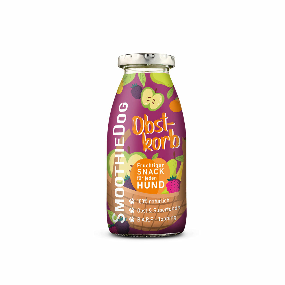 SmoothieDog - Smoothie pour chiens Corbeille de Fruits – 250ml