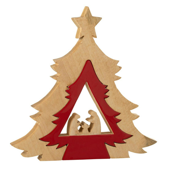 Crèche sapin en bois
