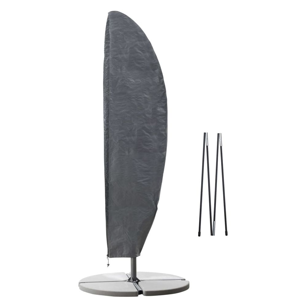 Housse de protection pour parasols inclinés 54/32x260 cm