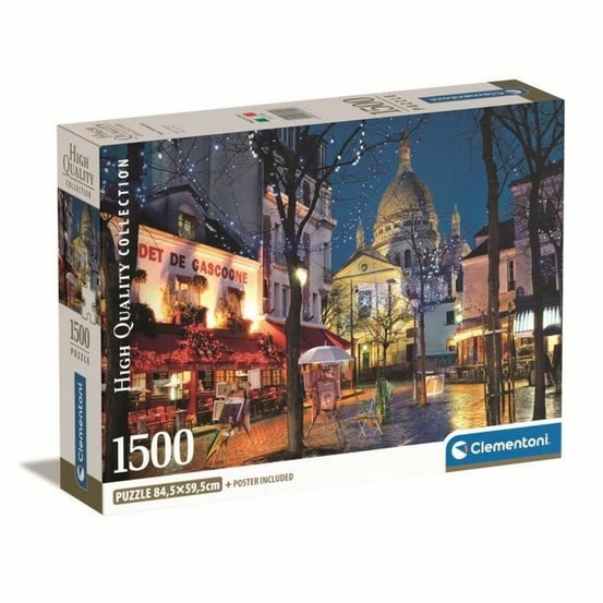 Clementoni - 1500 p paris montmartre - 59,2 x 84,3 cm