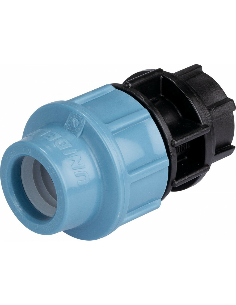 Raccord pour tuyau polyéthylène droit femelle 20mm - 20x27