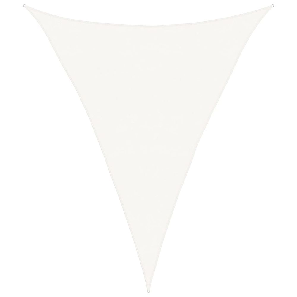 Voile d'ombrage 160 g/m² blanc 5x6x6 m pehd