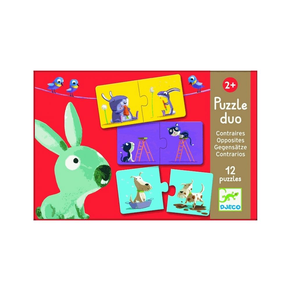Puzzle duo contraires - 12 puzzles