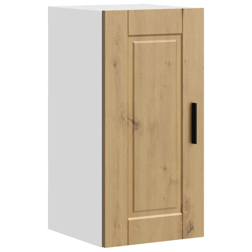 Armoire murale de cuisine porto chêne artisanal bois ingénierie