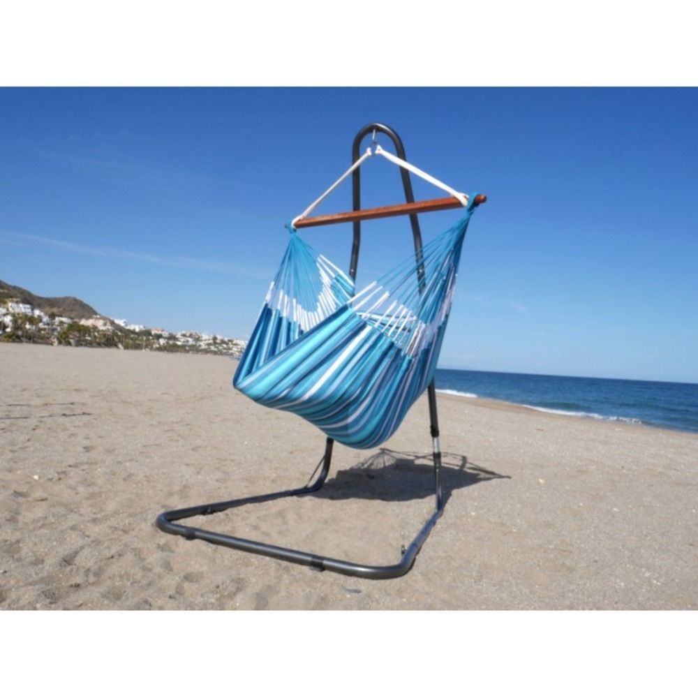 Chaise hamac malaga xxl avec support métal soledad