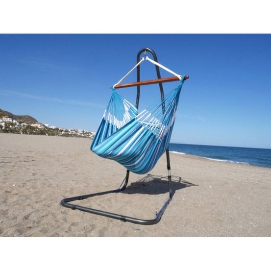 Chaise hamac malaga xxl avec support métal soledad