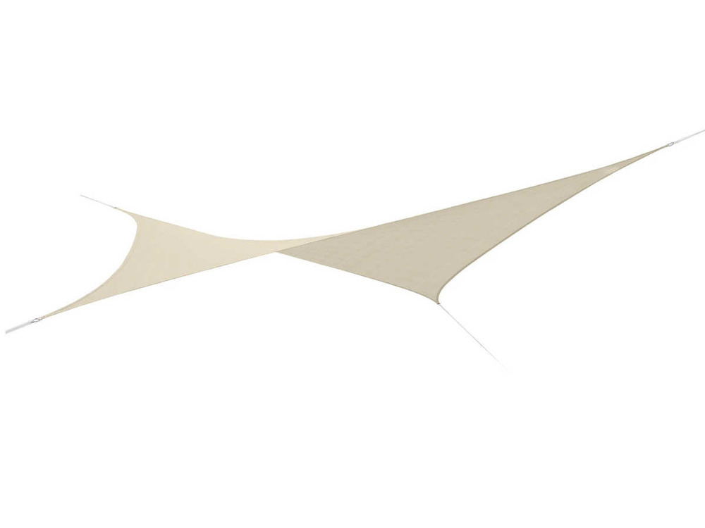 Voile d'ombrage rectangulaire 4 x 3 m - austral - sable