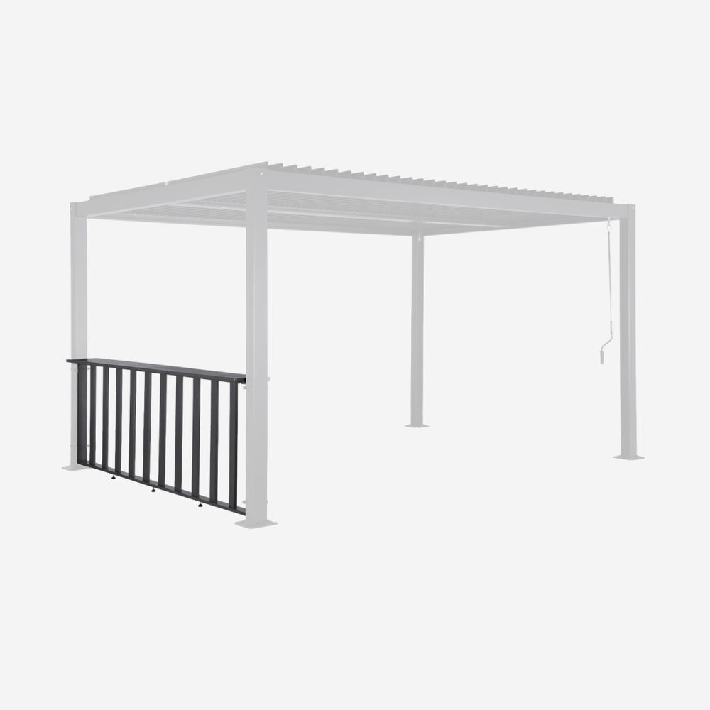 Bar 3m pour pergola bioclimatique aluminium palace