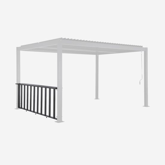 Bar 3m pour pergola bioclimatique aluminium palace