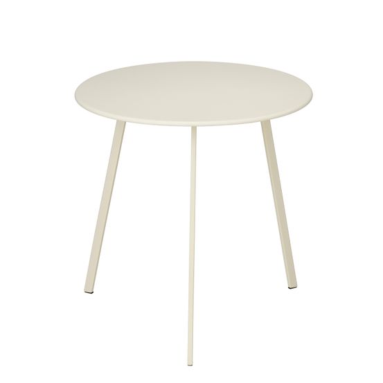 Mica decorations seattle table d’appoint pour extérieur - table basse ronde - table pour plantes et table à café - 46x38cm -