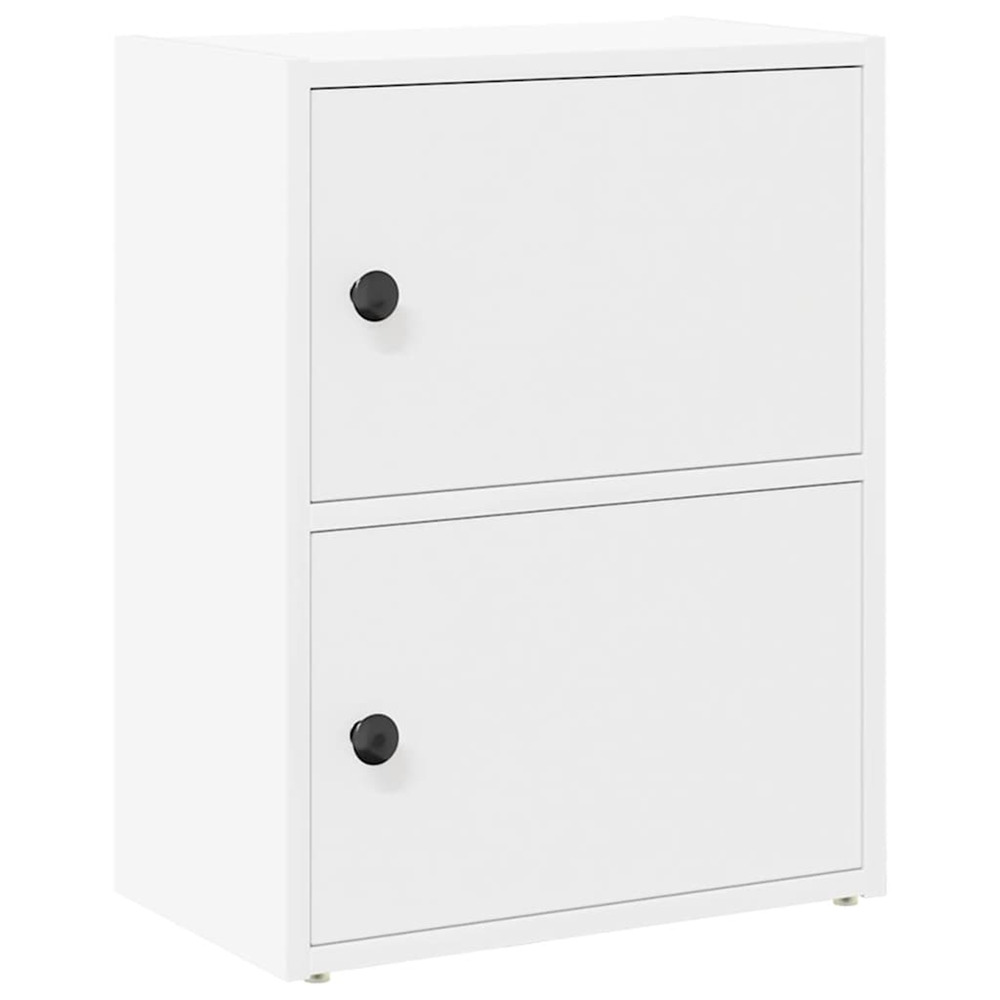 Bibliothèque blanc 40x24x52 cm bois d'ingénierie