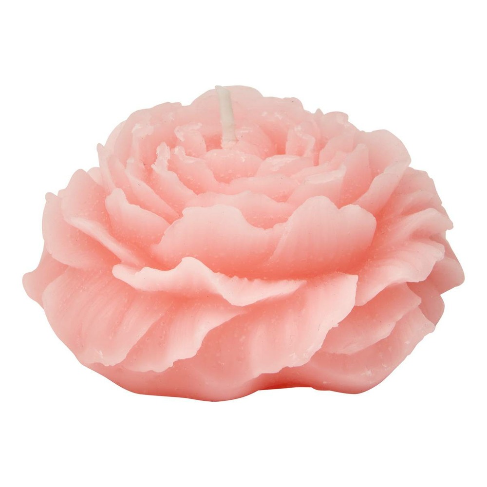 Bougie décorative 79g fleur de rose