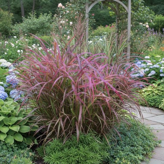 Miscanthus, roseau de chine ghana lot de 9 godets
