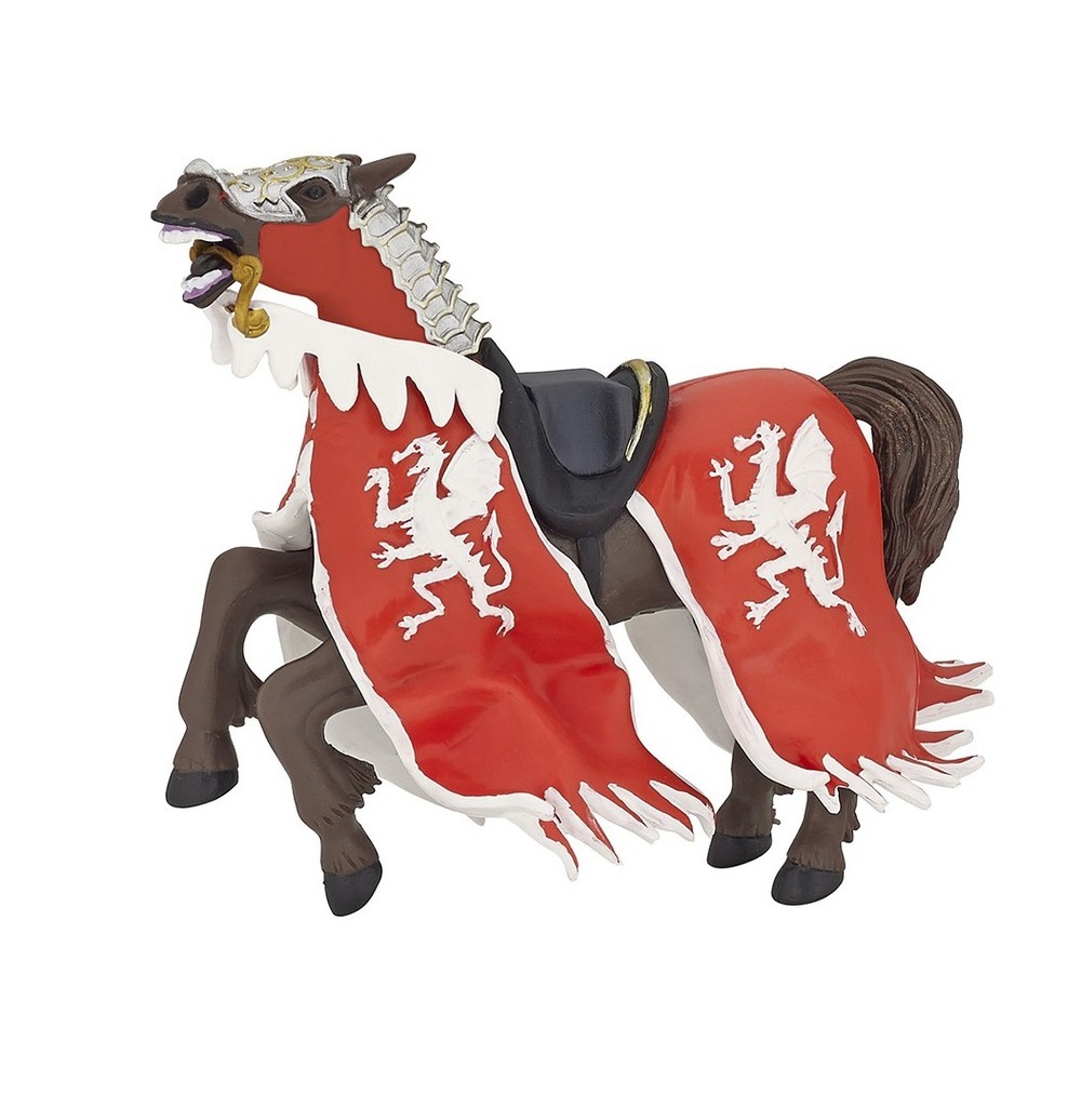 Cheval du roi au dragon rouge