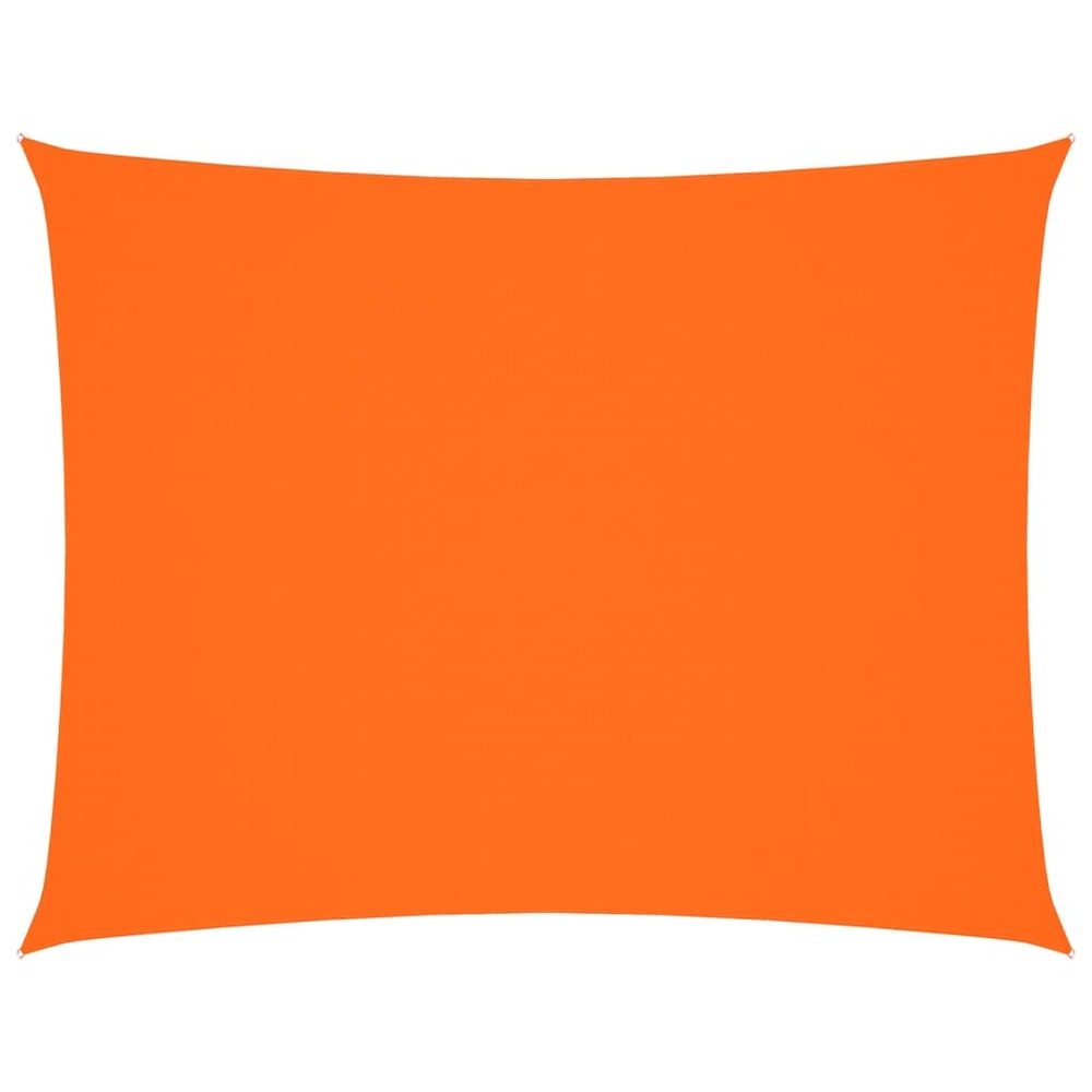 Voile de parasol tissu oxford rectangulaire 3,5x5 m orange