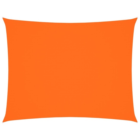 Voile de parasol tissu oxford rectangulaire 3,5x5 m orange