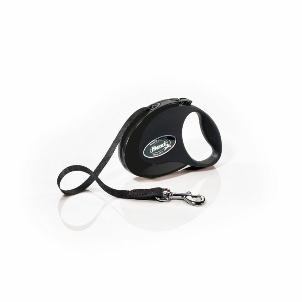 Laisse style s tape 3m black flexi cos-251-s