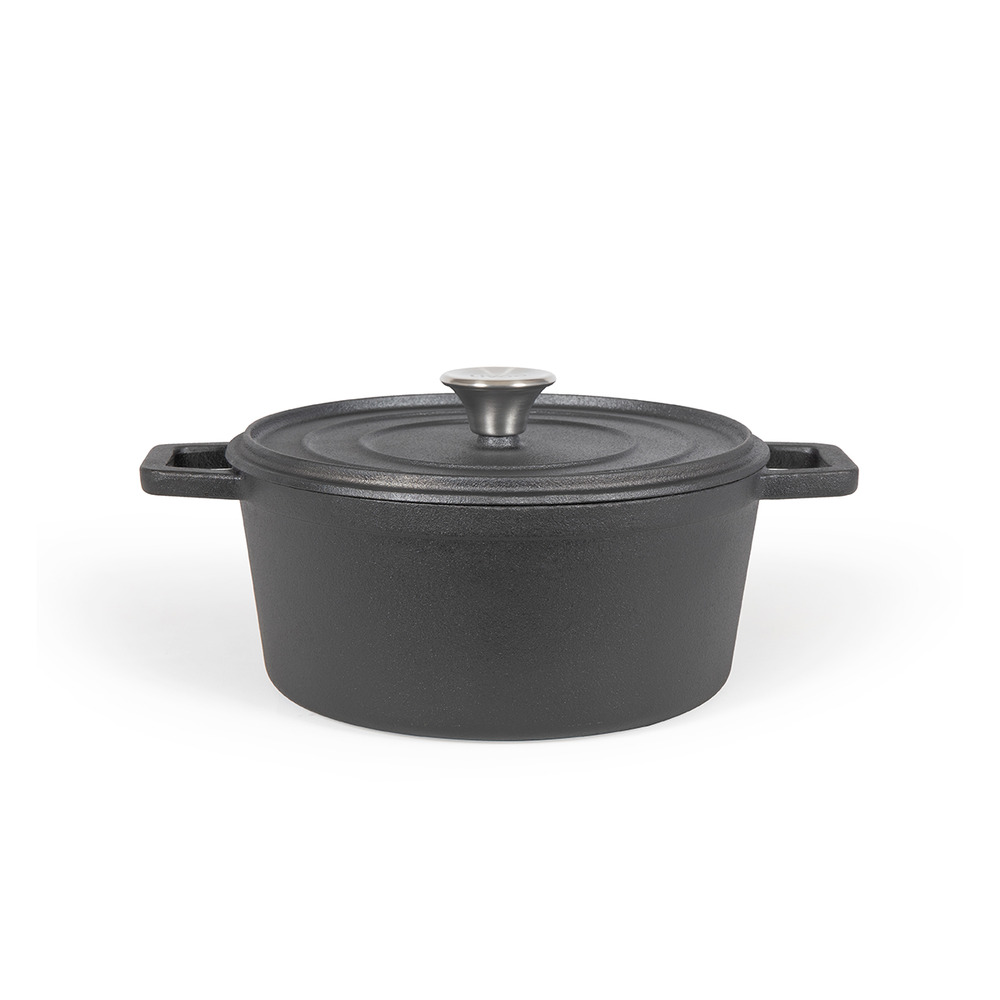 Cocotte ronde 24cm 4l noir - mep139