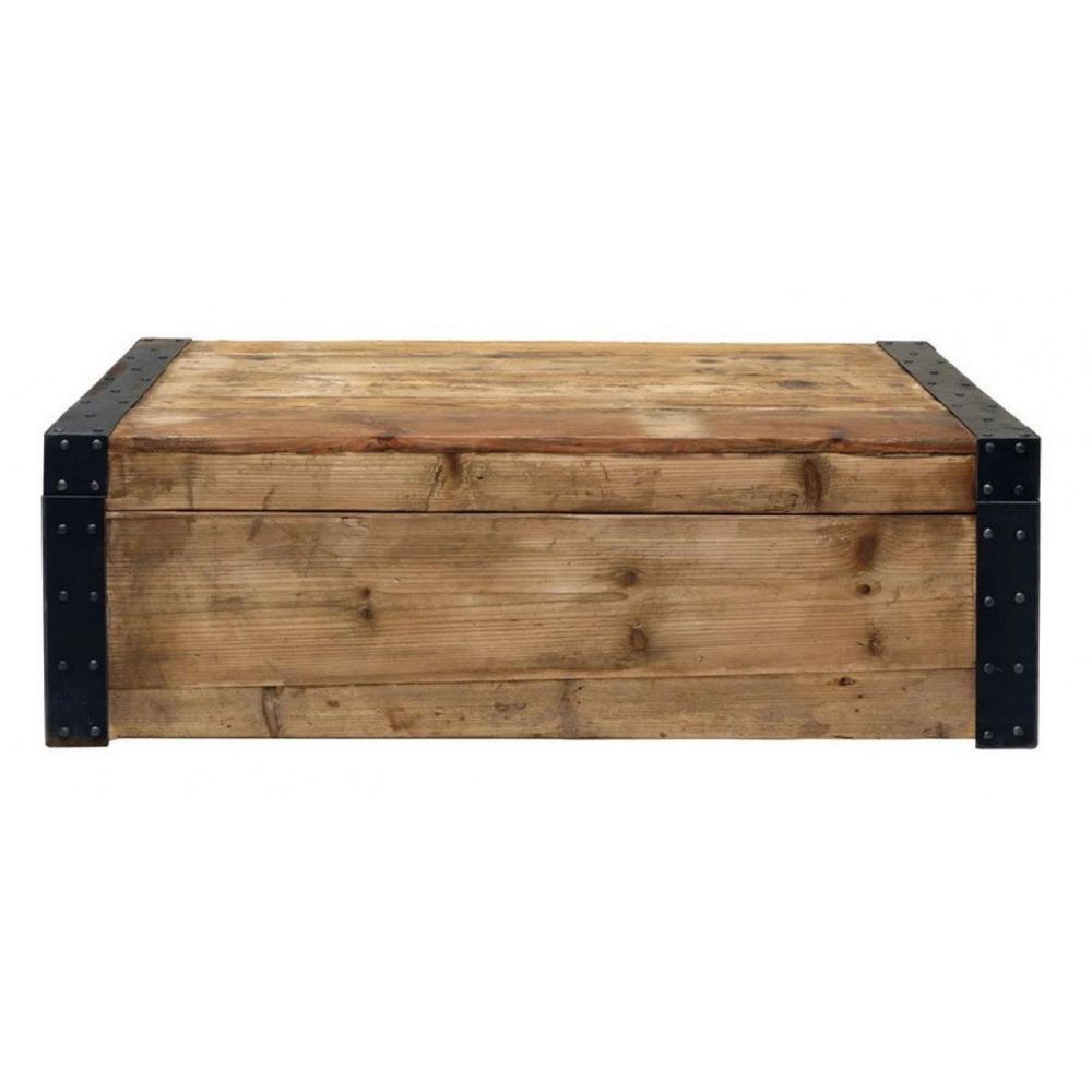 Table basse bois marron - interior's