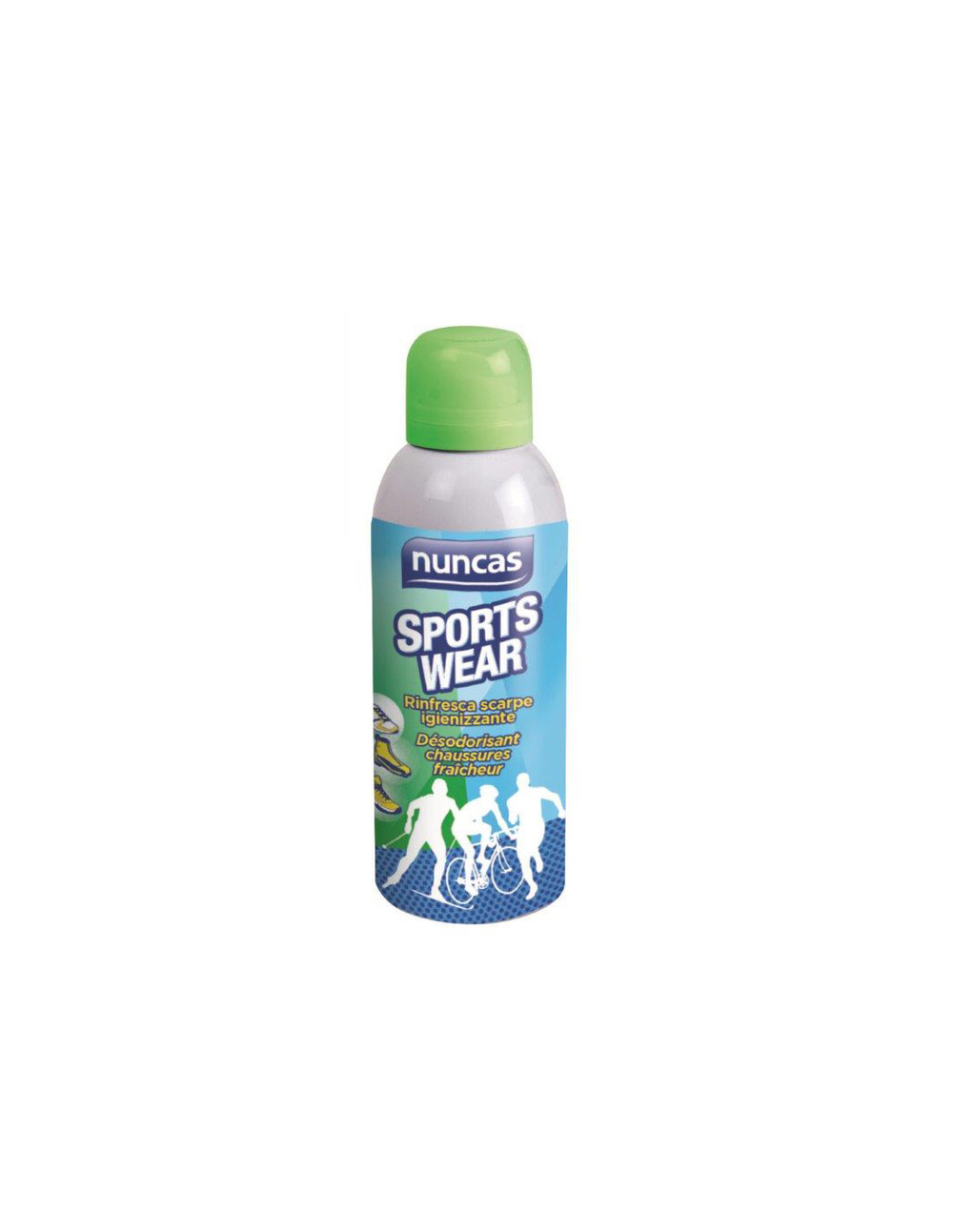 Désodorisant rafraîchissant sportwear pour chaussures 150ml - nuncas