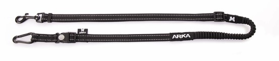 Arka haok - longe canicross pour chiens réfléchissante arka haok by martin sellier - taille : l. 1.30 m à l. 2.2 m max