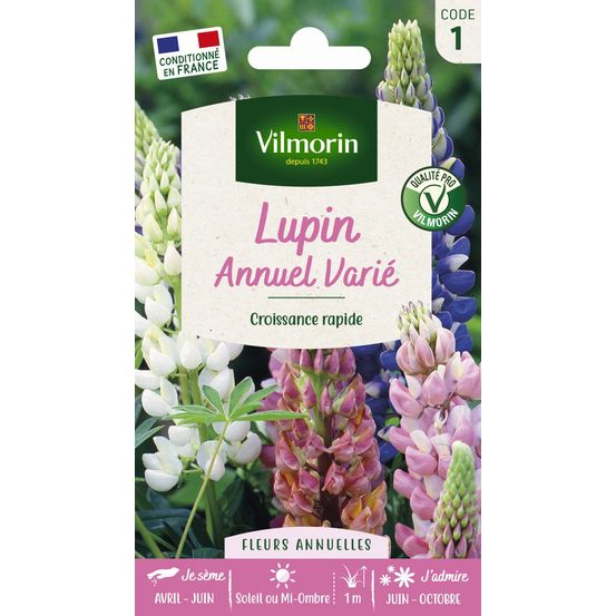 Sachet graines lupin annuel en mélange