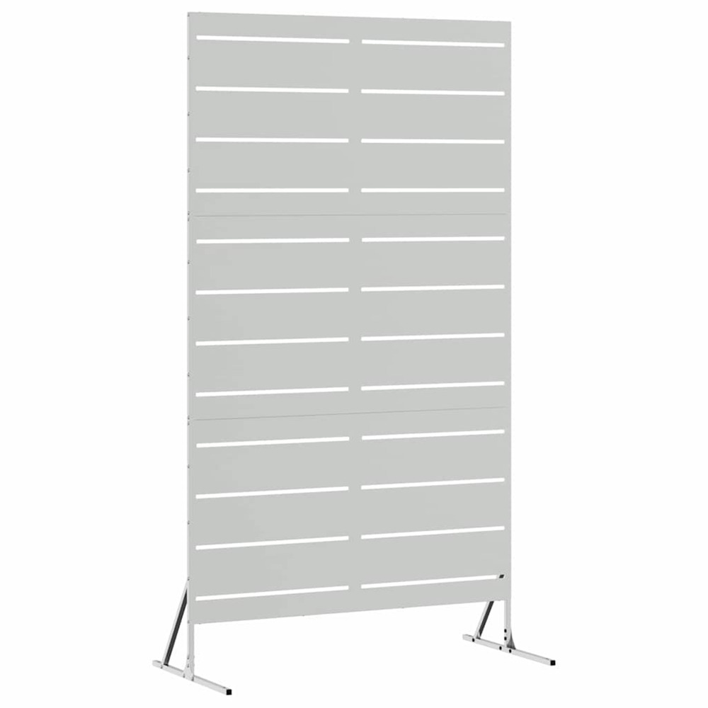 Écran de confidentialité gris 100 x 50 x 180 cm acier