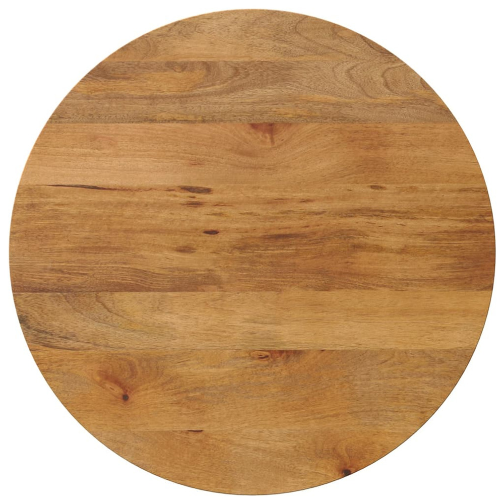 Dessus de table ø 80x2,5 cm rond bois de manguier massif