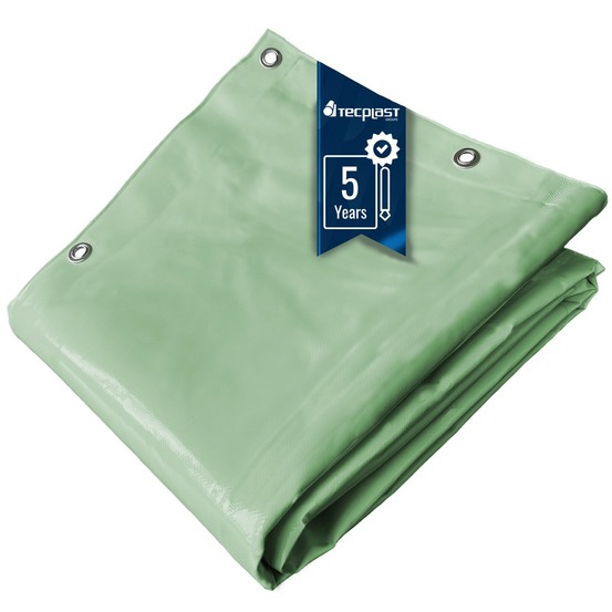 Bâche bois tecplast lp506bo 3x3 m - vert sauge - garantie 5 ans