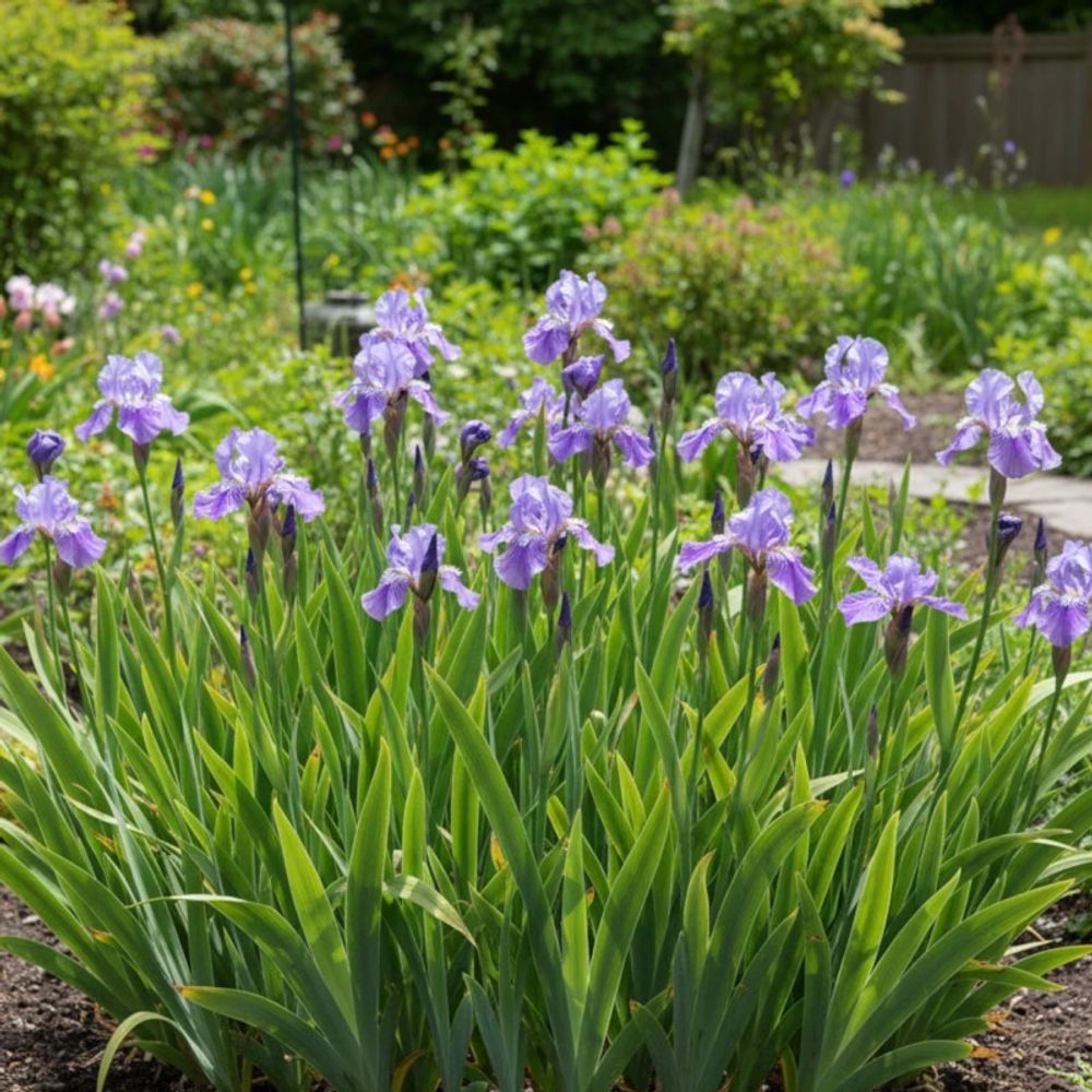 Iris des toits lot de 9 godets
